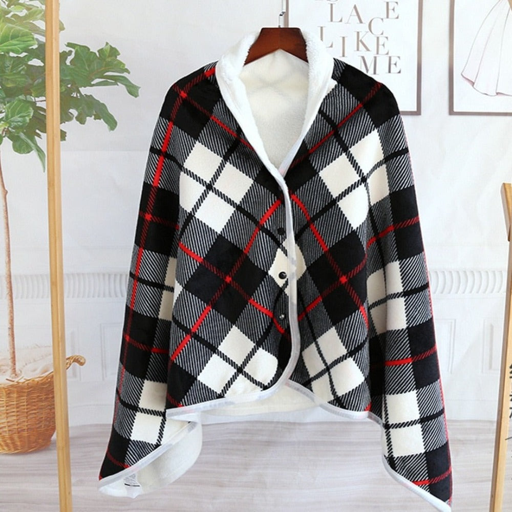 Urbann Vibe electric heating blanket cotton wrap cardigan ivory white all-night warmth luxurious cozy