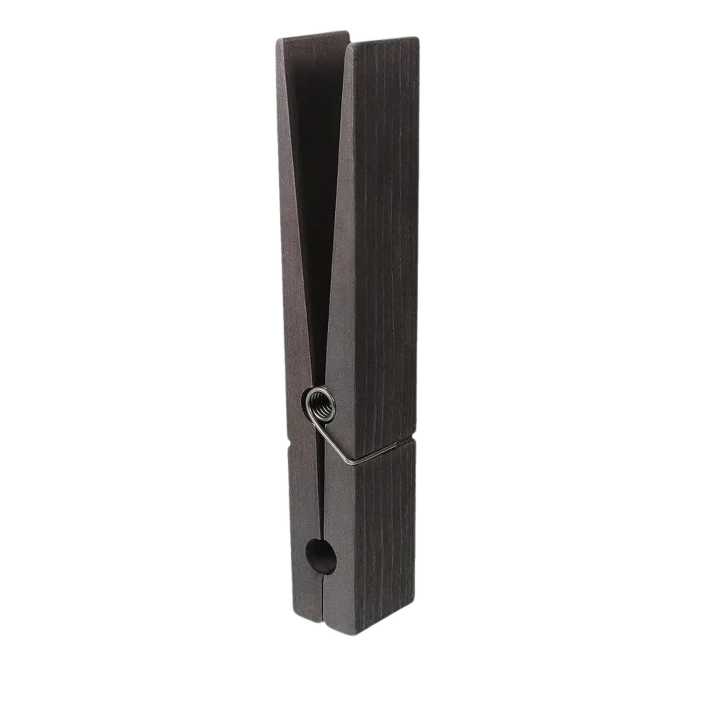 Oversized solid wood towel clamp set wall-mounted sculptural hooks natural finish no-tool install