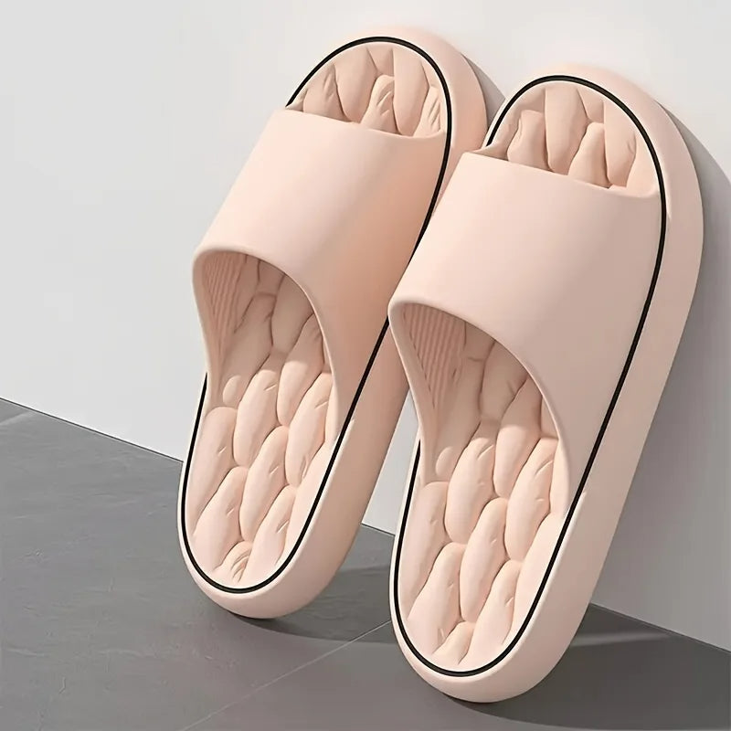 Haven quilted cushion slides unisex slip-on sandals ultra-lightweight slip-resistant cloudlike comfort