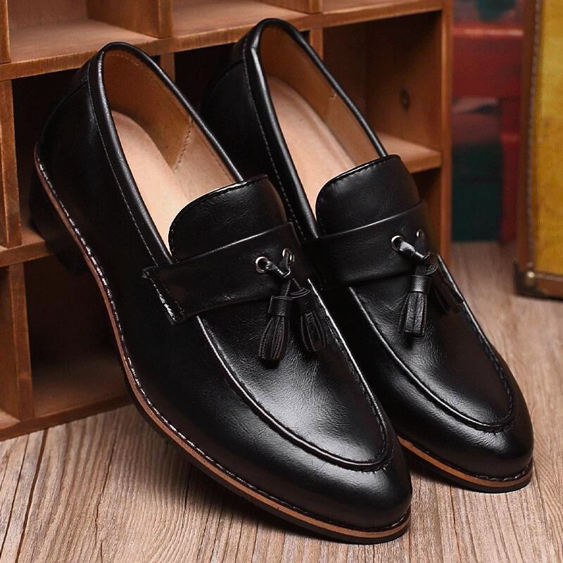 Nyron Bellini orthopedic loafers moccasin-toe slip-on classic brown leather everyday comfort support