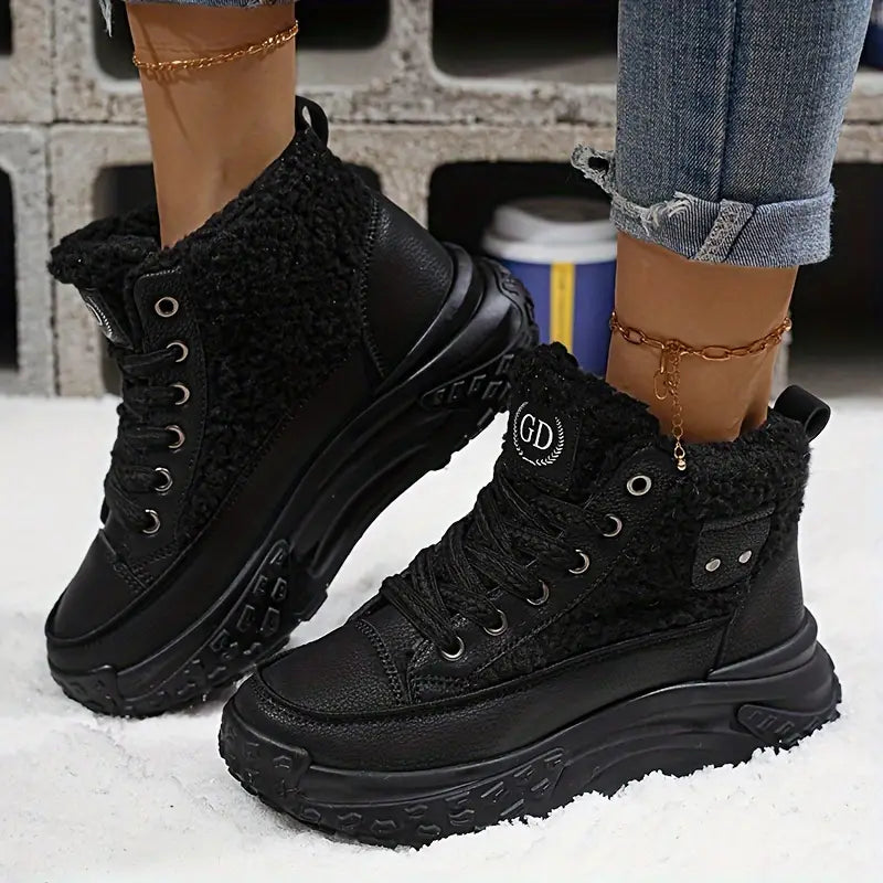 Women's winter ankle boots neutral low-profile silhouette cold-weather versatile everyday style