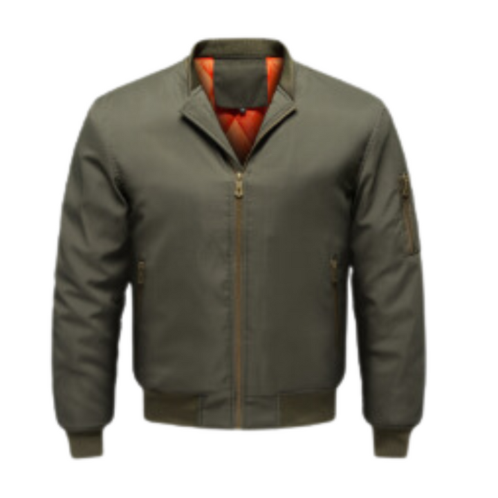 Men's Julius warm bomber jacket with cozy lining, classic silhouette for cold weather