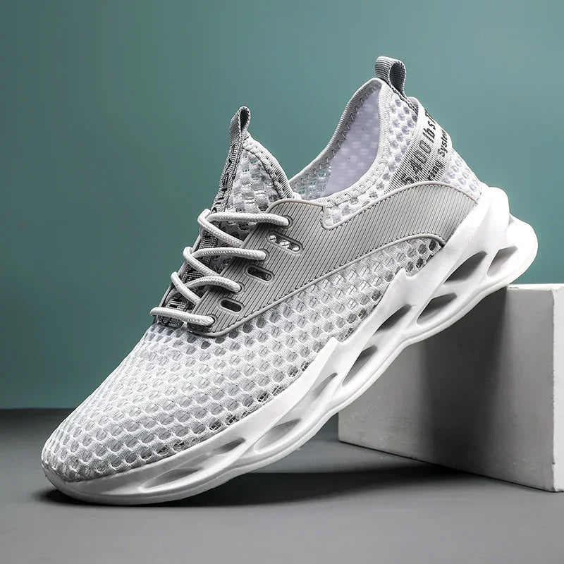 Phantom camo mesh sneaker lightweight breathable running shoe with sculpted power-driven sole