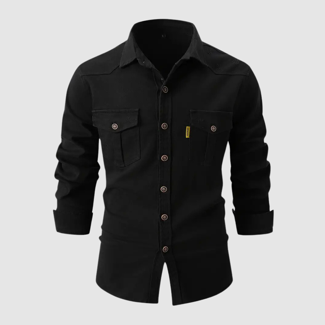 Ryan men's casual cotton shirt modern fit breathable everyday versatility tailored style comfort