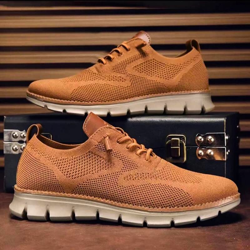 Urbann-Vibe Darin lightweight business-casual sneakers in neutral tones with comfort-first design