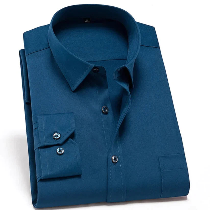 Levi's stretch dress shirt wrinkle-resistant fabric for office and casual all-day comfort