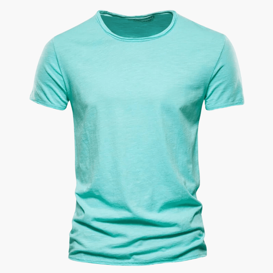 Men's casual fit gradient t-shirt breathable lightweight summer tee with color fade design