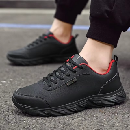 Men's lightweight breathable running sneakers in neutral tones, mesh upper for all-day outdoor comfort