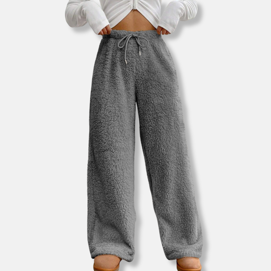 Women's sienna cotton-blend lounge pants loose fit full-length soft breathable everyday comfort