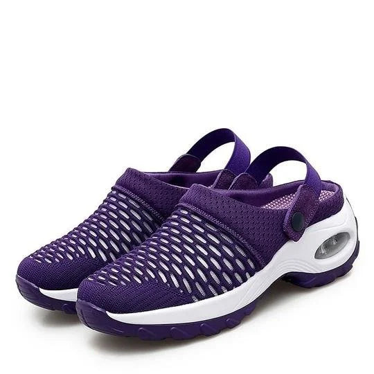 Women's Nordic Flair ergonomic walking shoes with air-cushioned sole for lightweight all-day comfort