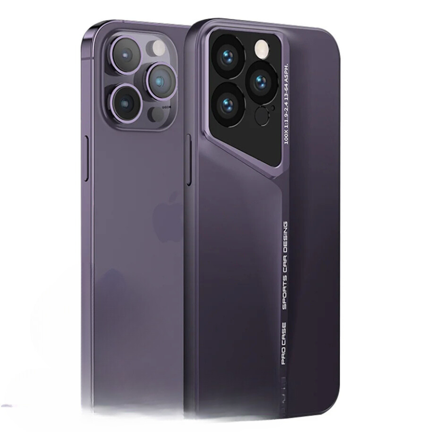 BladeSkin ultra-thin titanium iPhone case slim minimalist shockproof lens cover scratch resistant