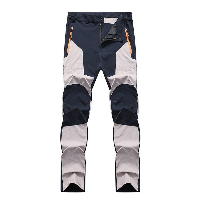 Men's black waterproof fleece-lined work pants with reinforced friction zones for cold weather
