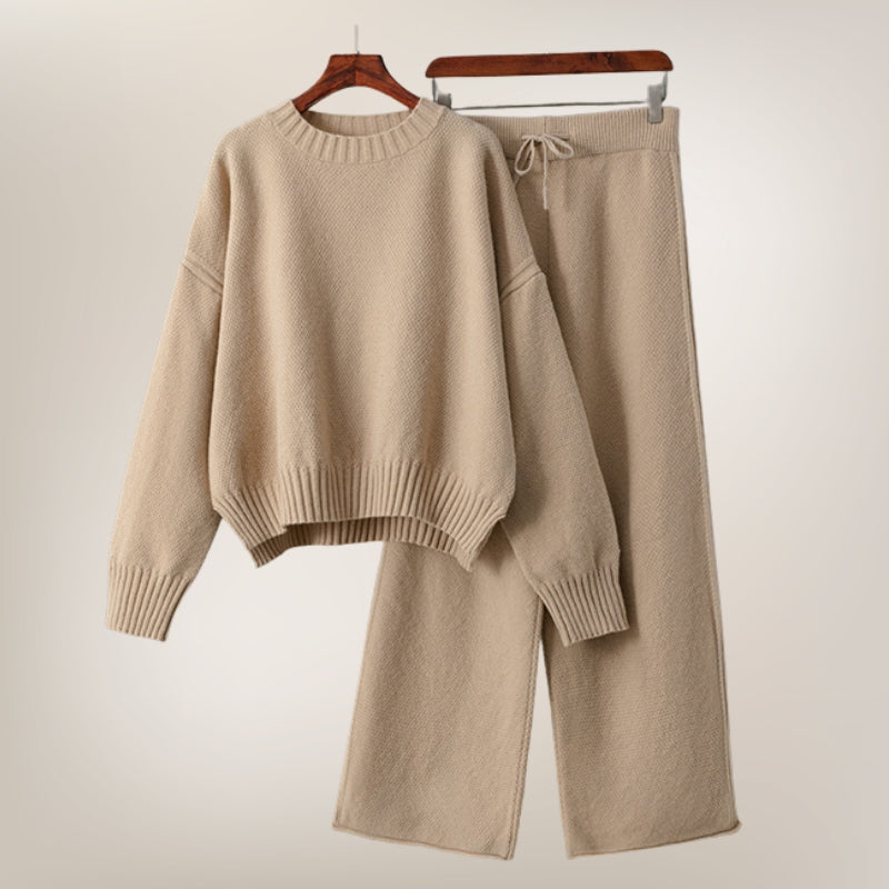 Tory Esten women's two-piece loungewear set soft breathable relaxed fit coordinated top and bottom