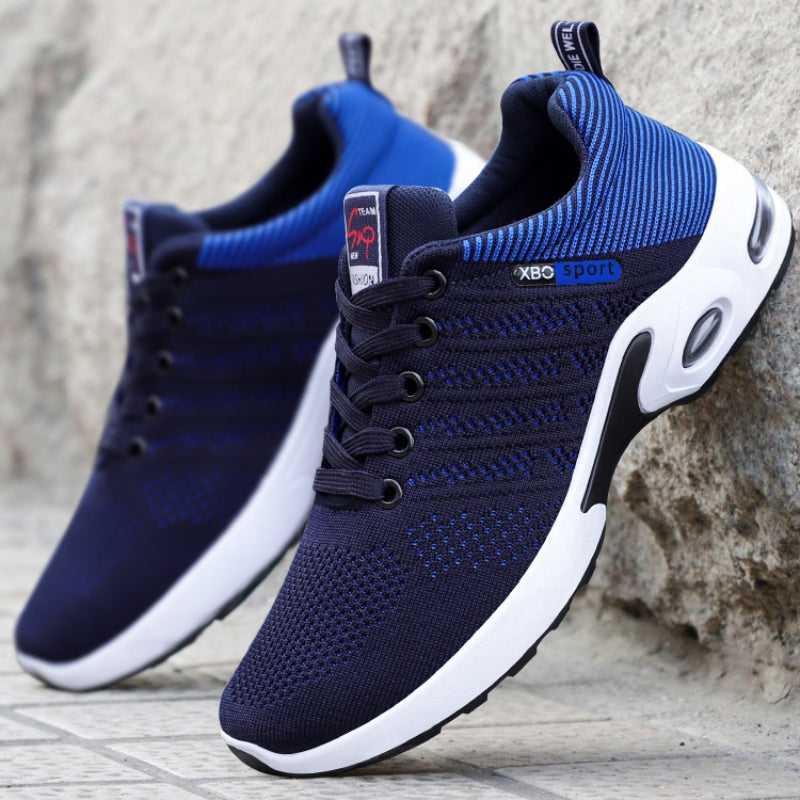 Trelon orthopedic sneakers breathable mesh upper cushioned footbed shock-absorbing soles daily walking comfort