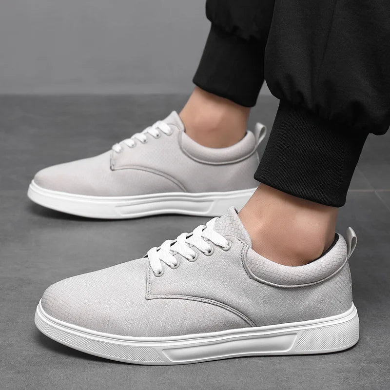 Aether Flex lightweight cotton sneakers with cloud cushioning, sleek modern silhouette for gym and daily wear