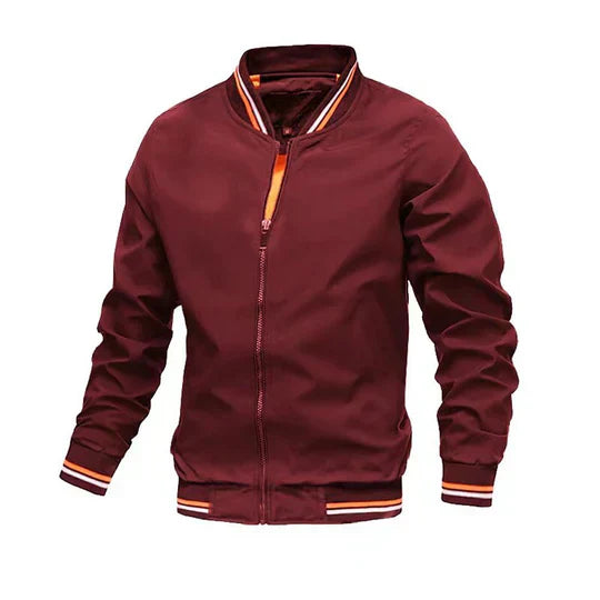 Men's lightweight winter bomber jacket slim fit casual silhouette warm insulated everyday layer