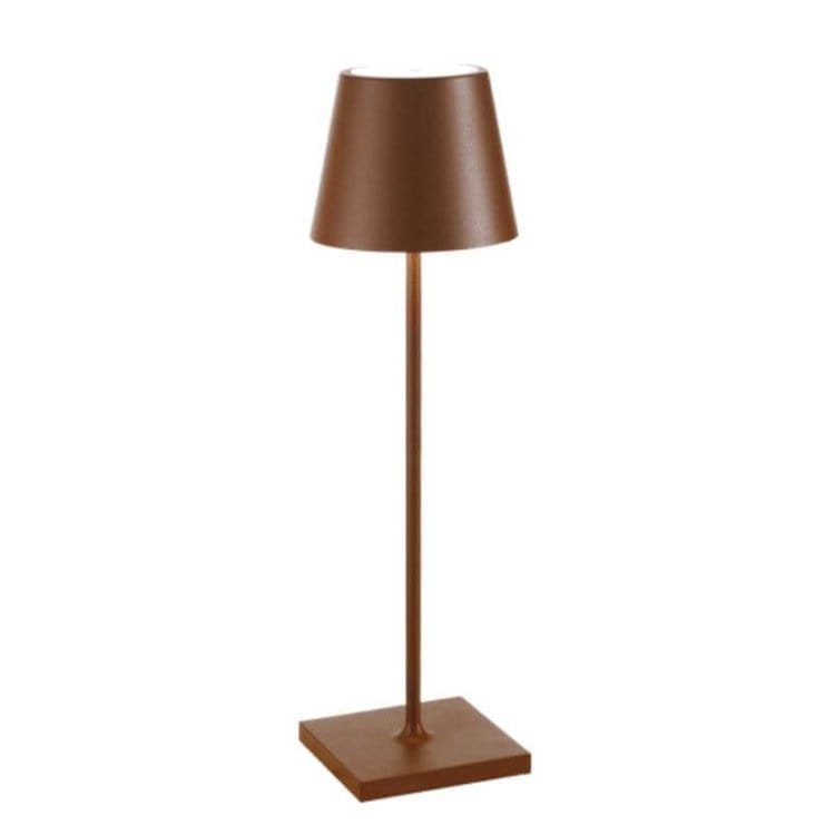Minimalist wireless LED table lamp warm ambient lighting waterproof smart home Alexa compatible modern design
