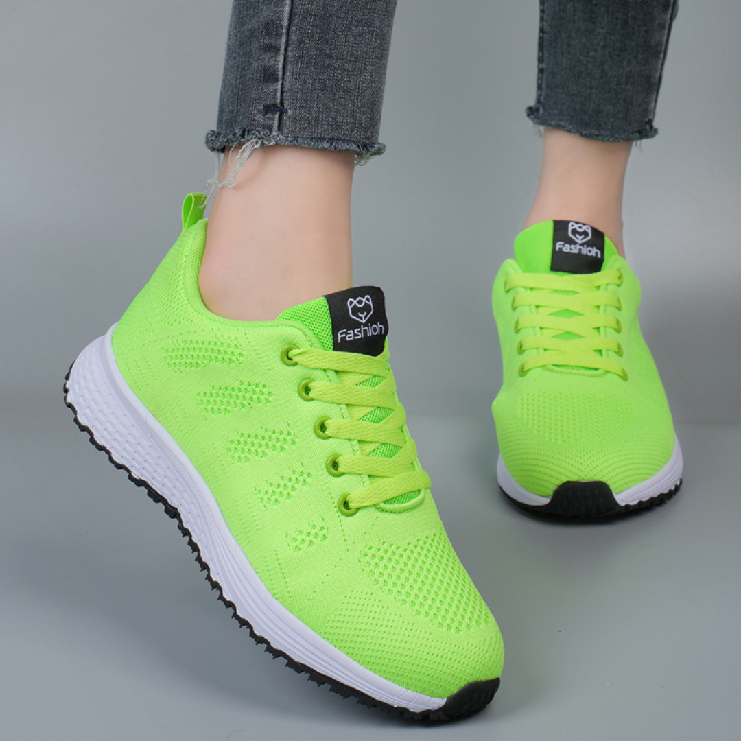 Josette breathable lightweight women's shoes in neutral tones with ventilated everyday casual design