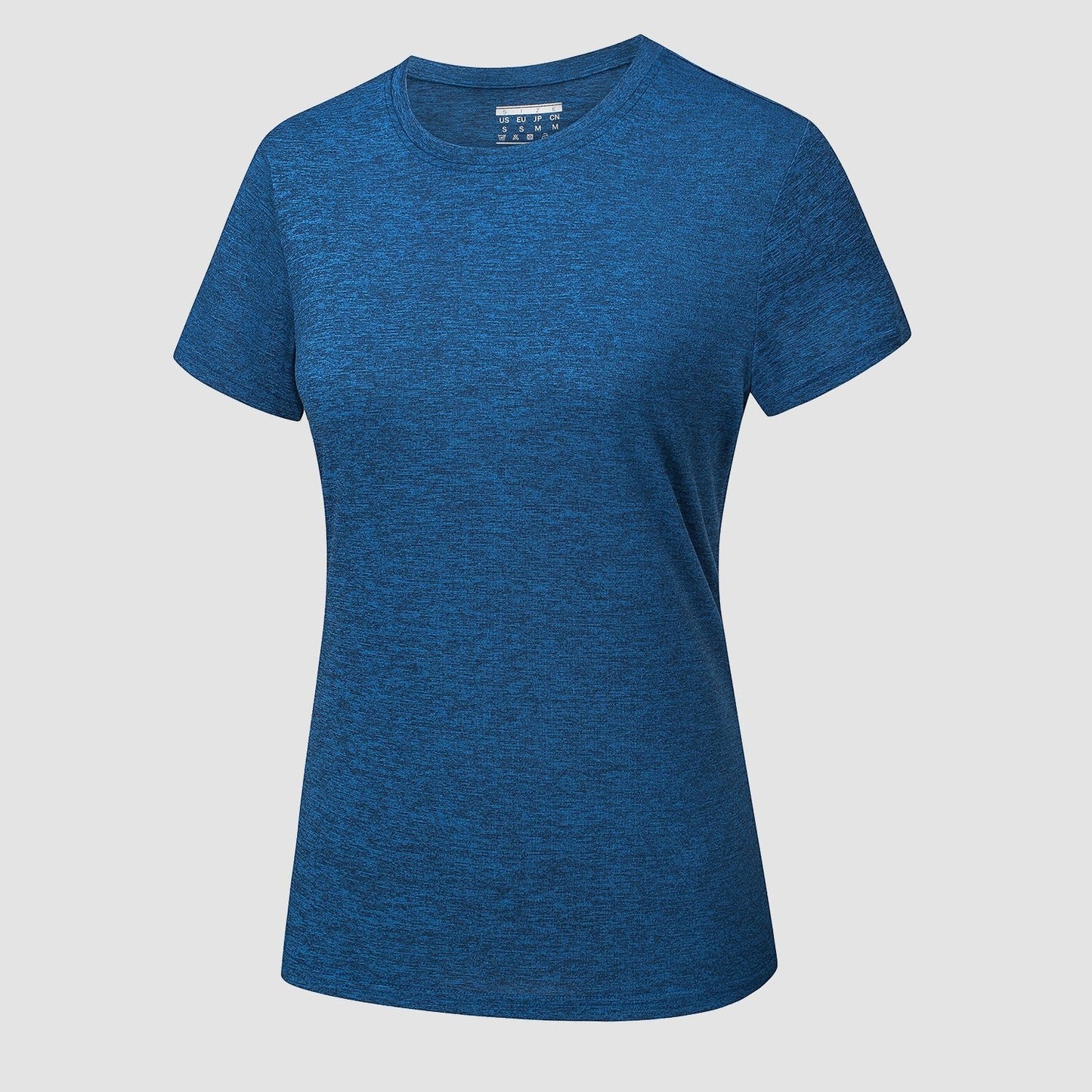 Women's lightweight quick-dry running t-shirt, breathable moisture-wicking short sleeve workout top