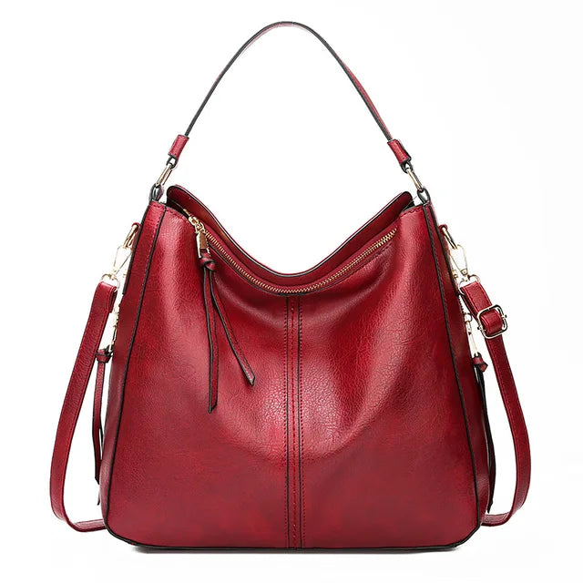 Nouria classic women's handbag in neutral tone, structured silhouette with spacious organized interior
