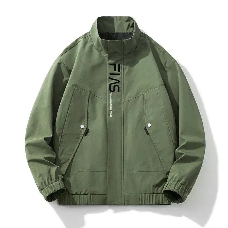 Men's Walter waterproof fleece jacket, durable all-weather outdoor coat with warm insulated shell