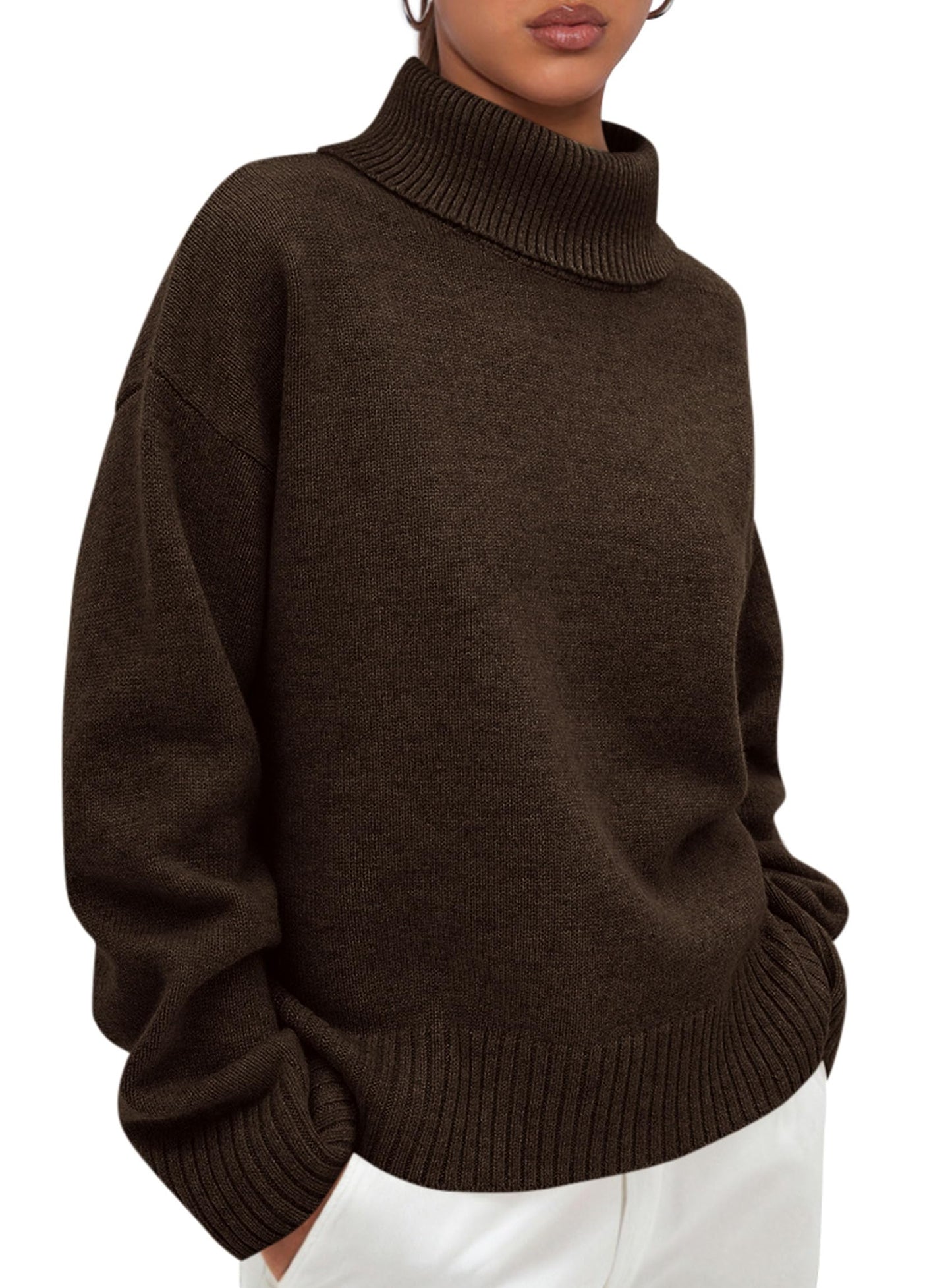 Zoé | Women's Roll Neck Sweater — Elegance & Daily Comfort