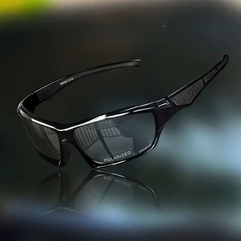 Pulse polarized UV400 sports sunglasses lightweight wraparound frame anti-glare outdoor athletes