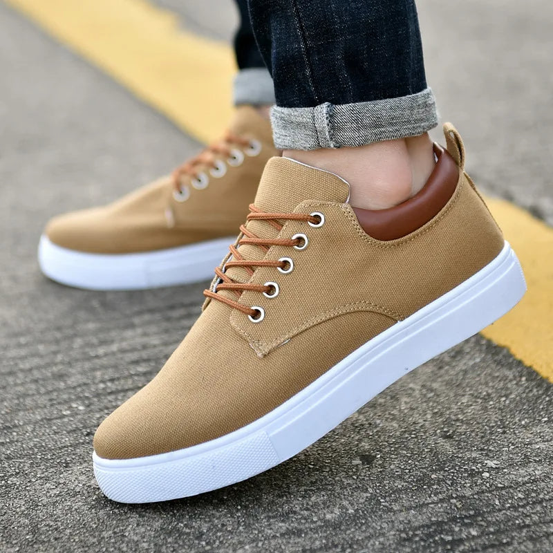 Monarch low-top canvas sneaker everyday casual wear padded heel collar breathable durable upper