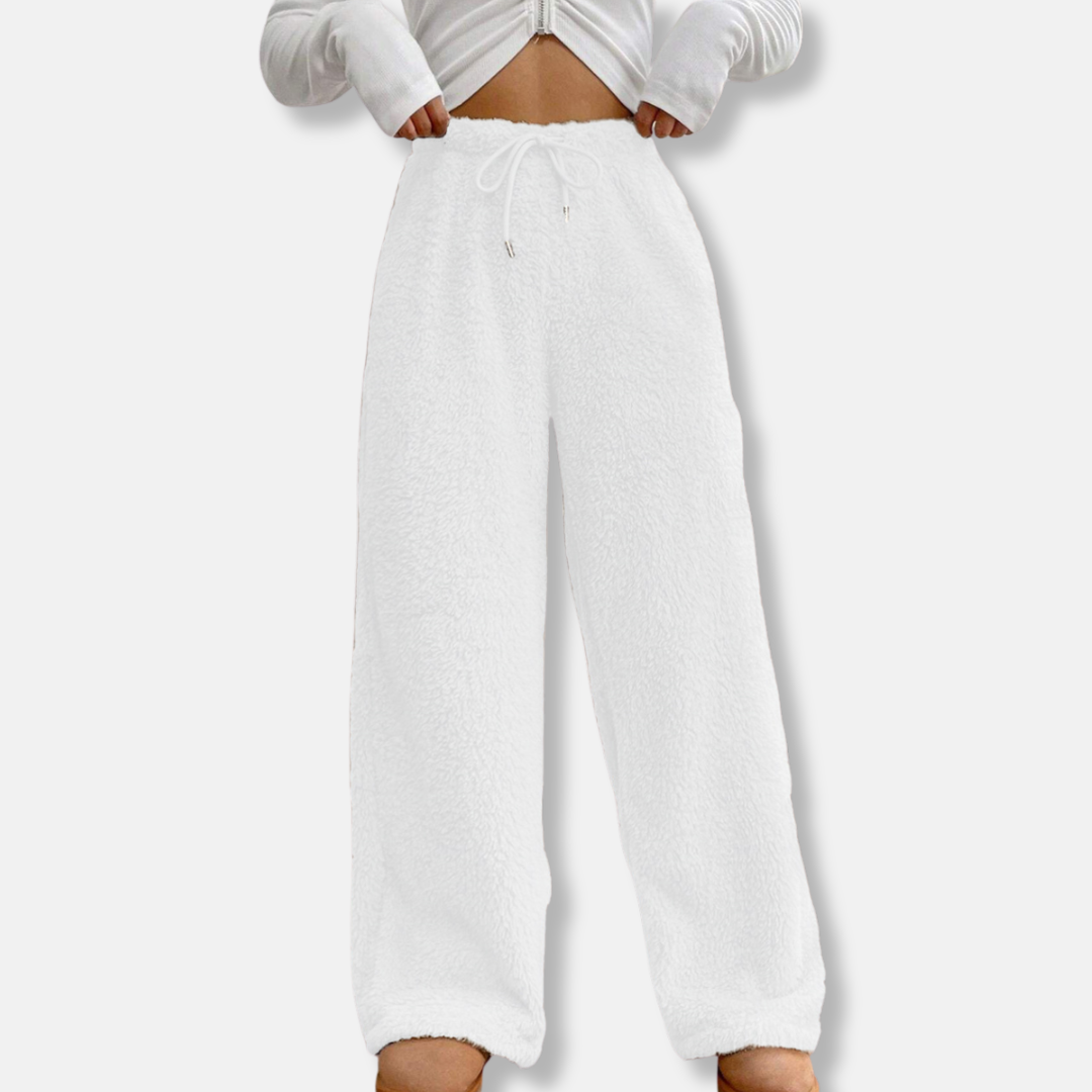 Women's sienna cotton-blend lounge pants loose full-length fit with soft breathable comfort