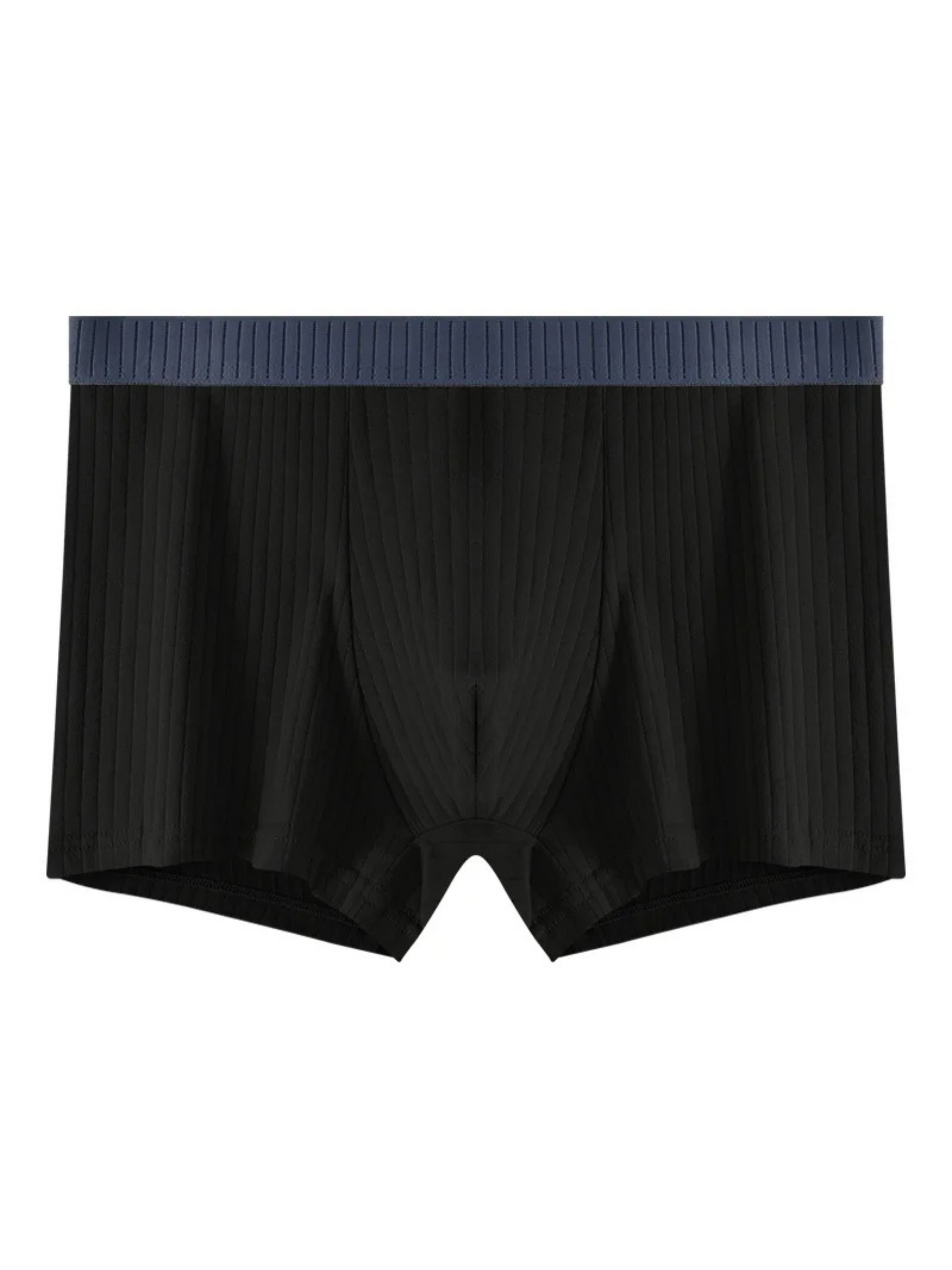 Men's ribbed modal briefs 6-pack, ultra-soft breathable second-skin fit with vertical rib texture