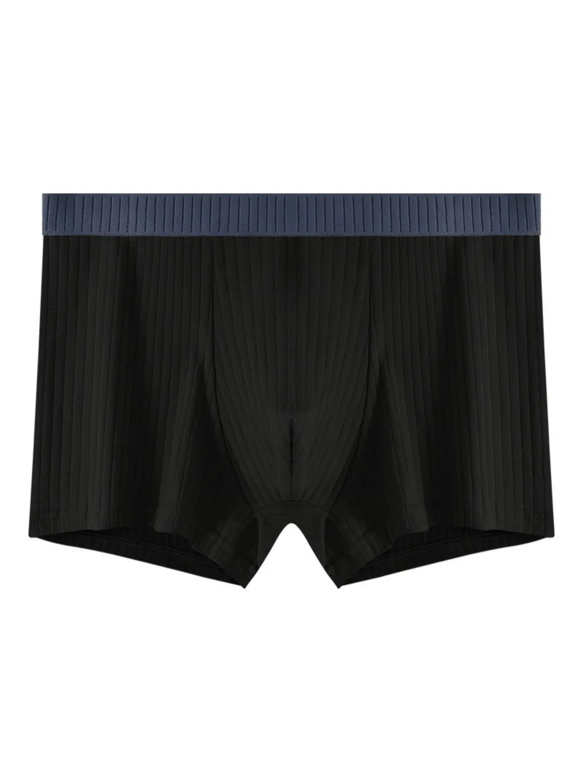 Men's ribbed modal briefs 6-pack, ultra-soft breathable second-skin fit with vertical rib texture