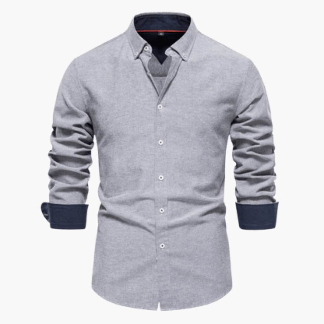 Men's classic professional dress shirt versatile slim cut wrinkle-resistant fabric for formal everyday wear