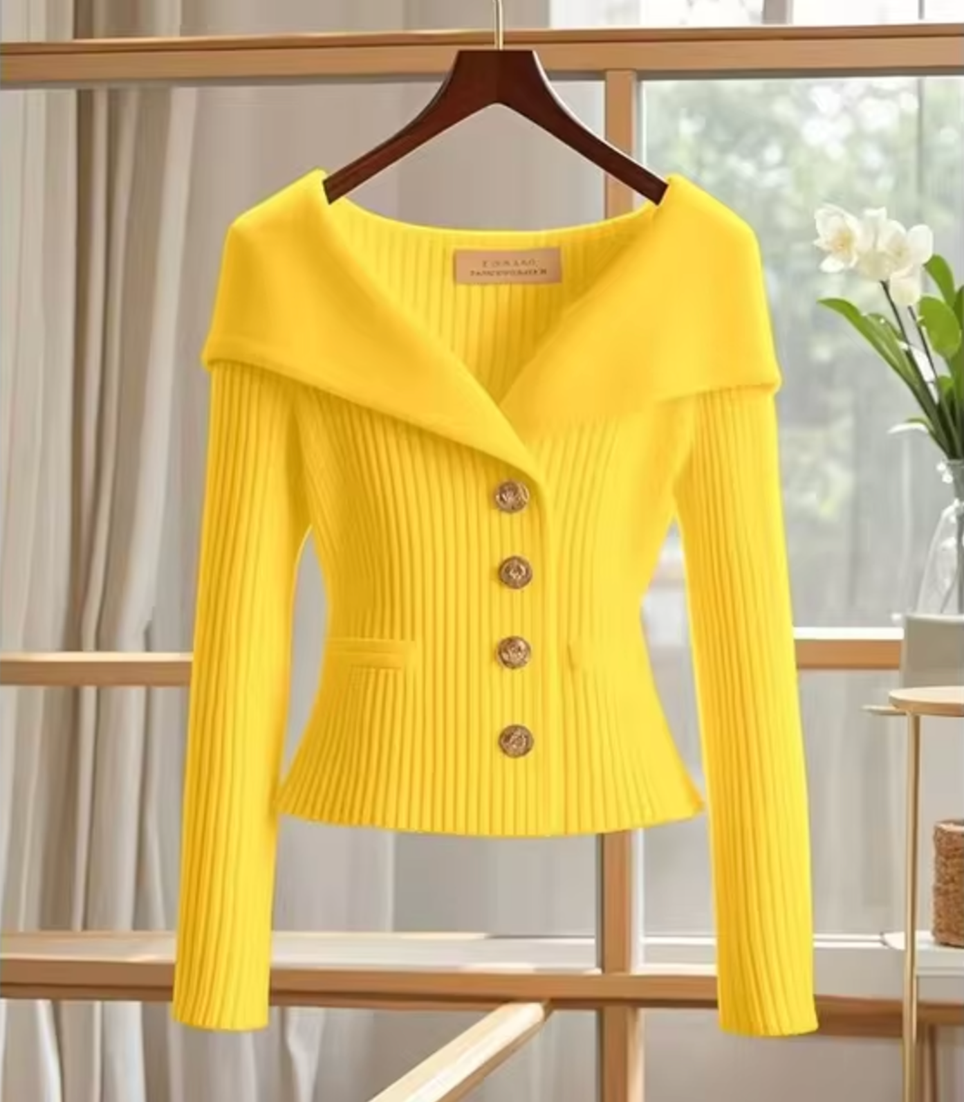 Women's short lightweight knit cardigan tailored fit soft touch transitional layer casual polished style