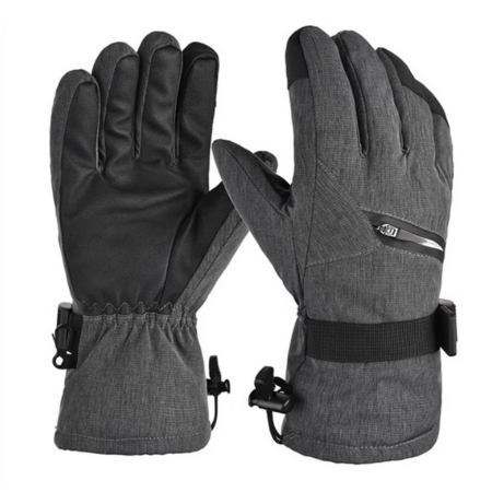 Unisex touchscreen ski gloves windproof warm winter sports gear with responsive fingertip tech