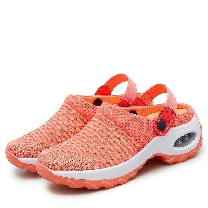 Women's Nordic Flair ergonomic walking shoes with air-cushioned sole for lightweight all-day comfort