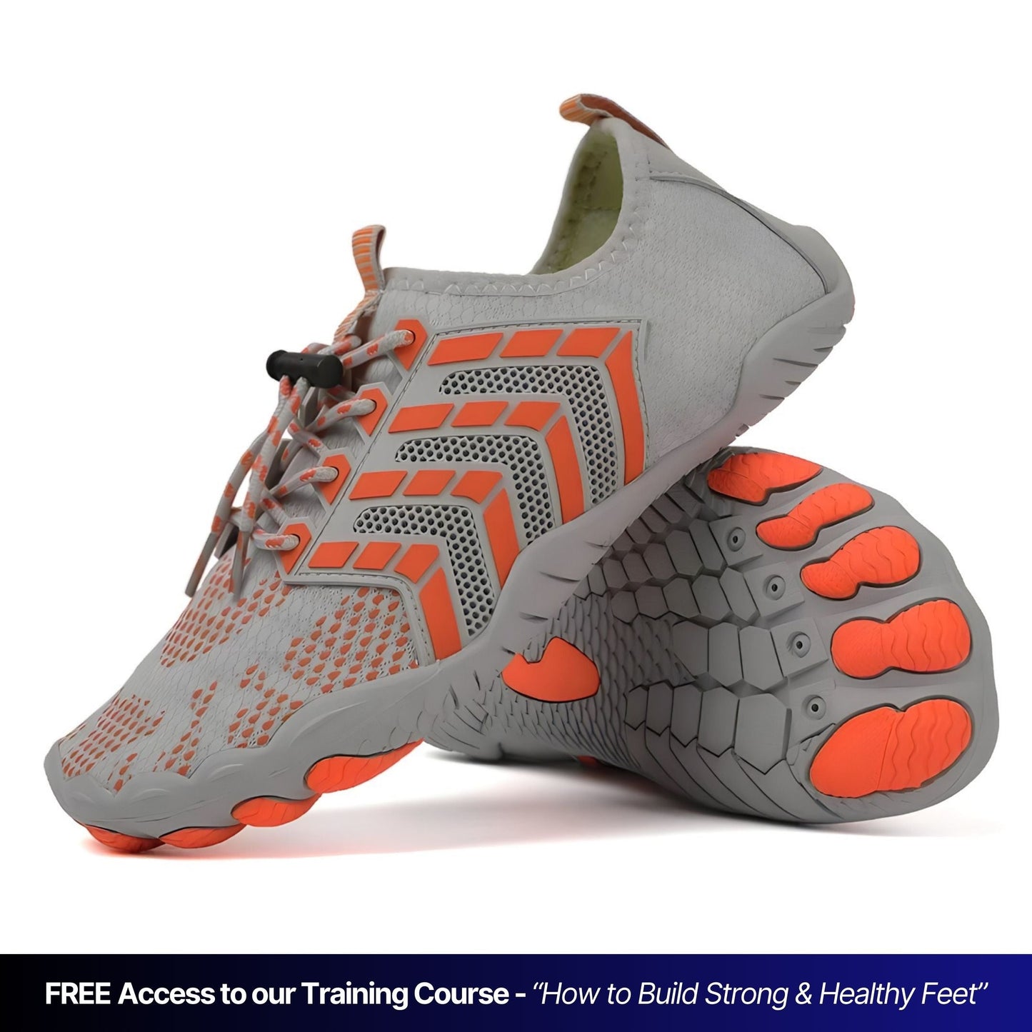 Python barefoot shoes wide toe box non-slip elastic laces fitness outdoor training minimal sole