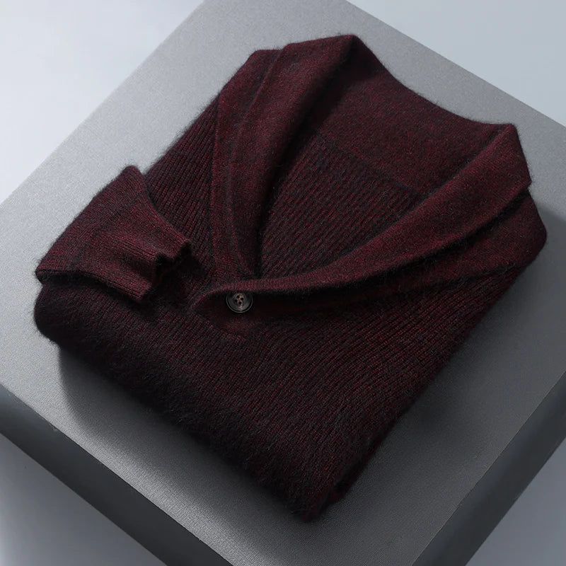 Women's mink cashmere crewneck sweater lightweight cozy knit in neutral tone premium warmth