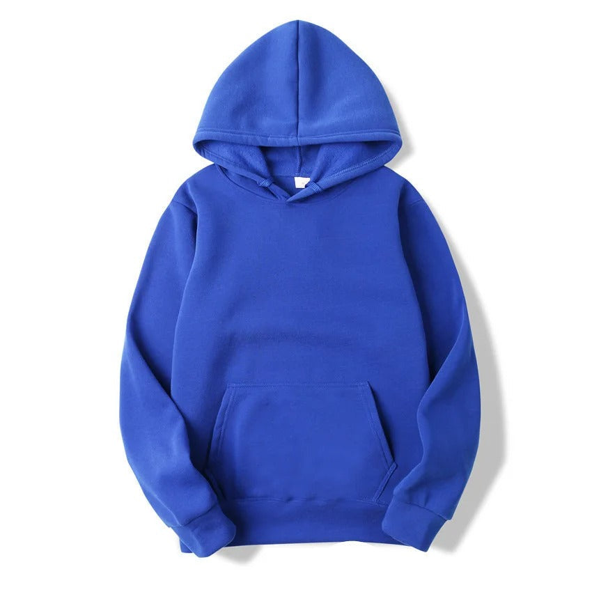 Women's solid color lightweight cotton hoodie breathable everyday minimalist pullover with clean silhouette