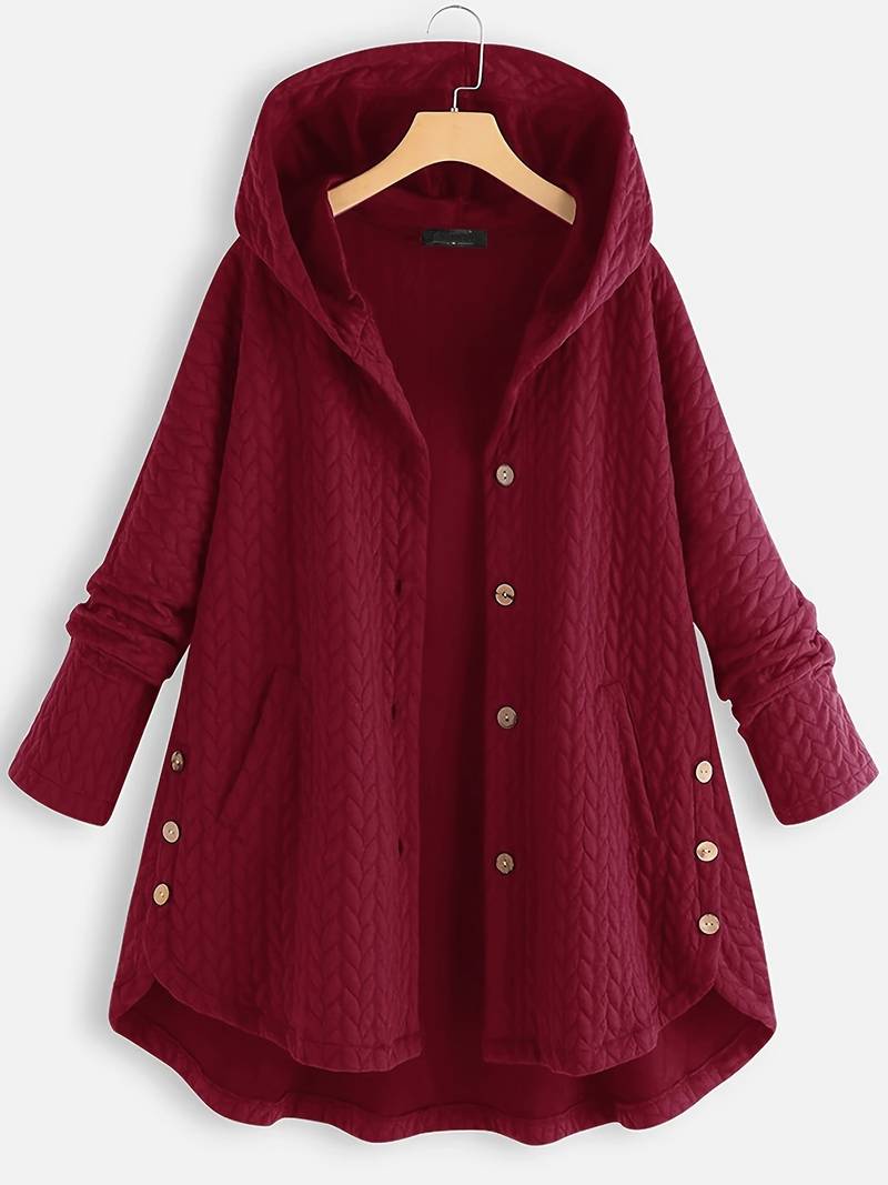 Women's ultra-warm winter coat chic silhouette cold weather insulated long style