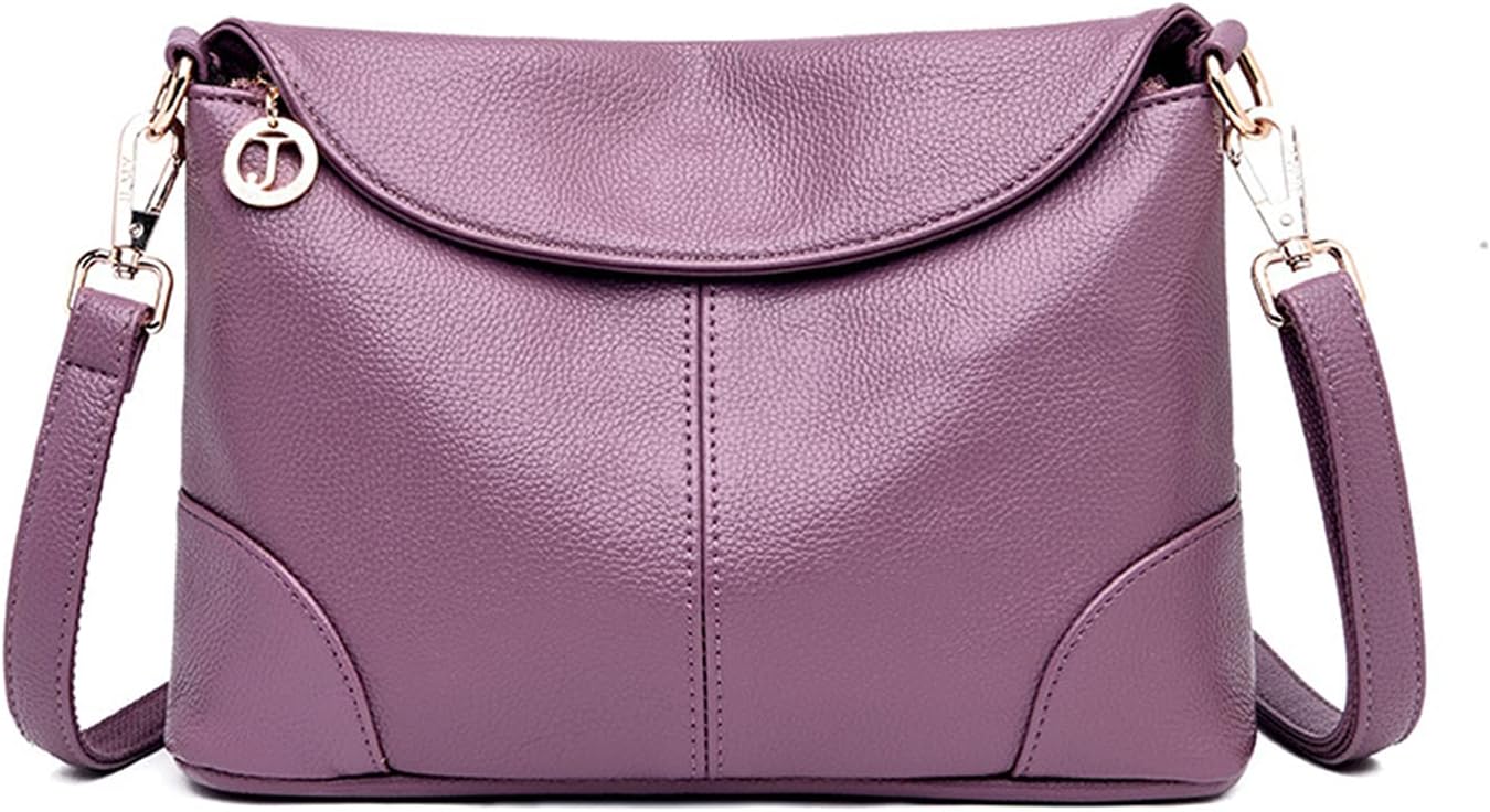Vintage structured crossbody bag with top closure in classic style for urban women everyday use