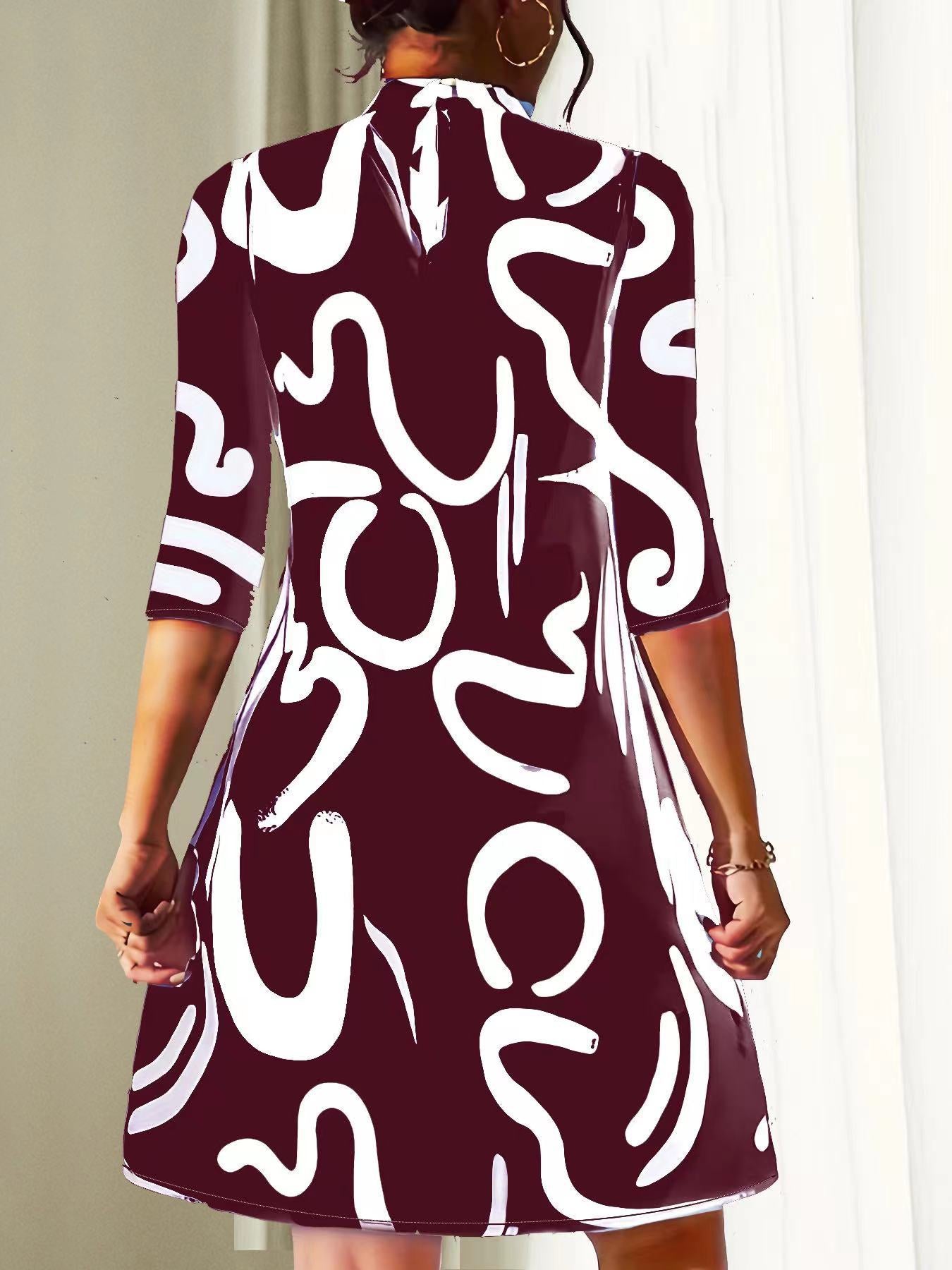 Catalina women's elegant everyday dress in soft fabric with timeless comfortable silhouette
