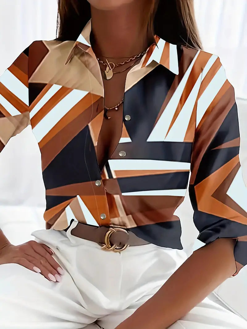 Lavi unisex spring long sleeve shirt relaxed fit casual everyday top in versatile neutral tone