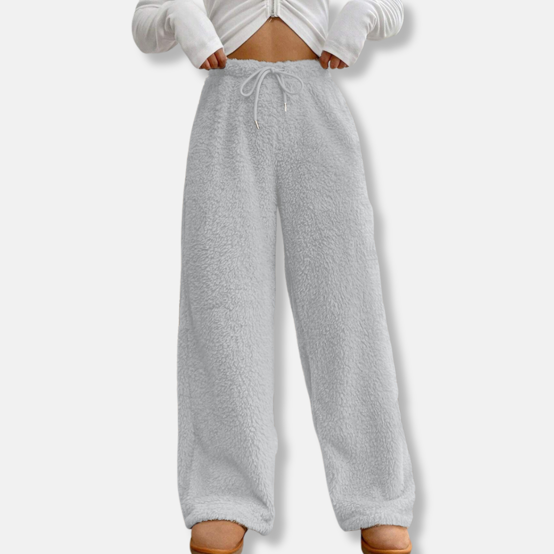 Women's sienna cotton-blend lounge pants loose fit full-length soft breathable everyday comfort