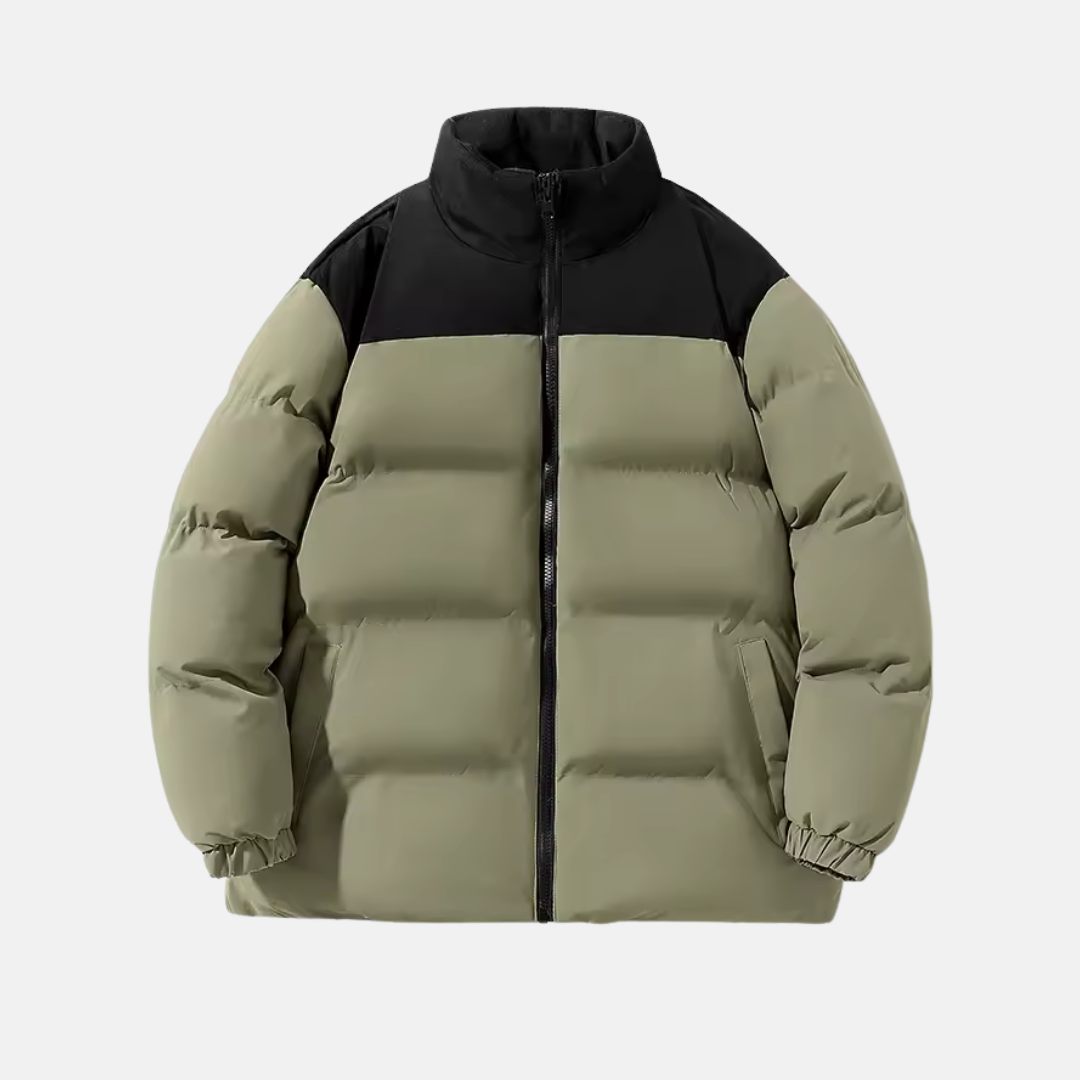 Men's quilted padded jacket water-resistant relaxed fit outerwear in neutral Nordisk Flair style