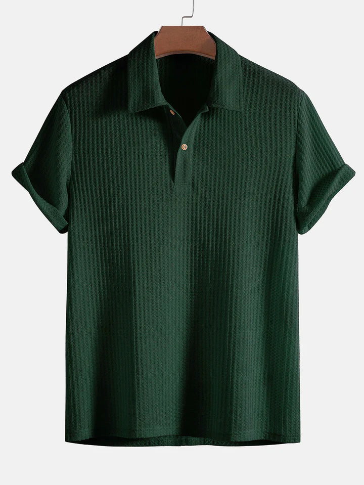 Matteo men's polo shirt slim fit smart casual soft breathable fabric modern streamlined silhouette