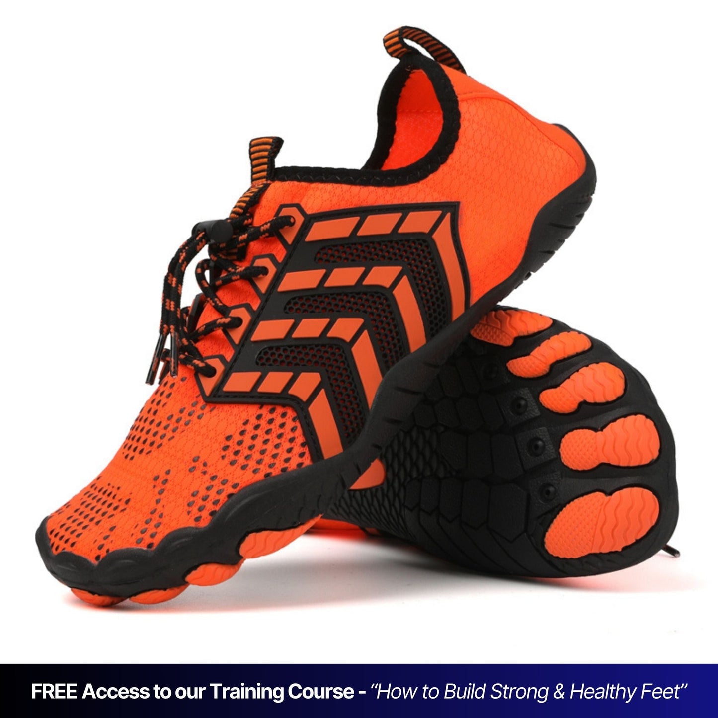 Python barefoot shoes wide toe box non-slip elastic laces fitness outdoor training flexible sole