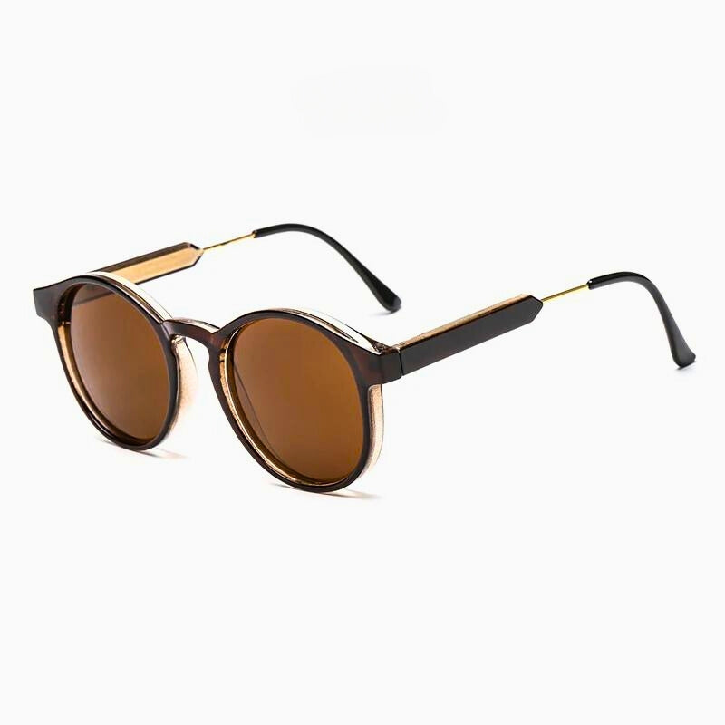 Triven 90s vintage tortoiseshell sunglasses with anti-glare UV400 lenses for retro style