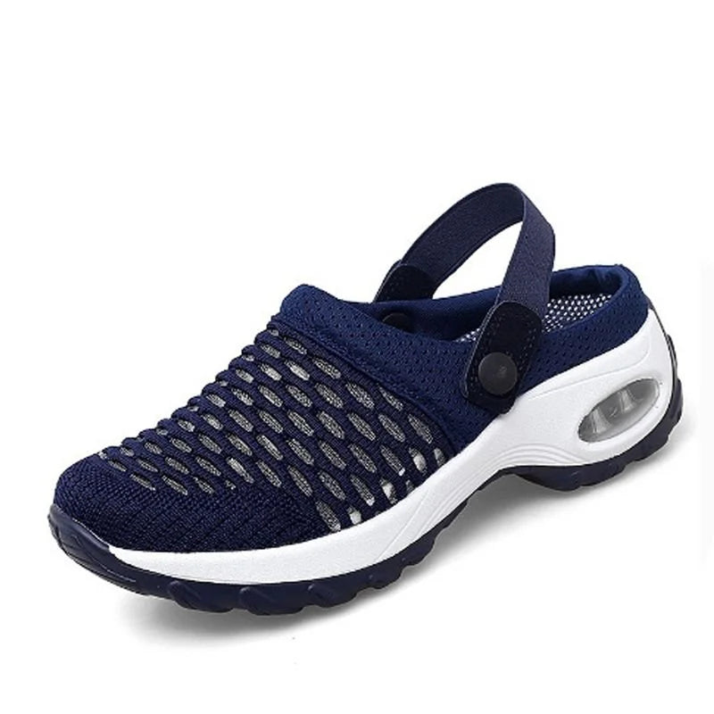 Women's Nordic Flair ergonomic sneakers with air-cushioned sole for lightweight all-day walking comfort