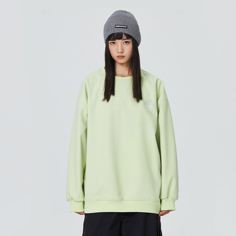 Women's Searipe Blizzard Borne snow sweater, waterproof insulated loose-fit winter layer in neutral tone
