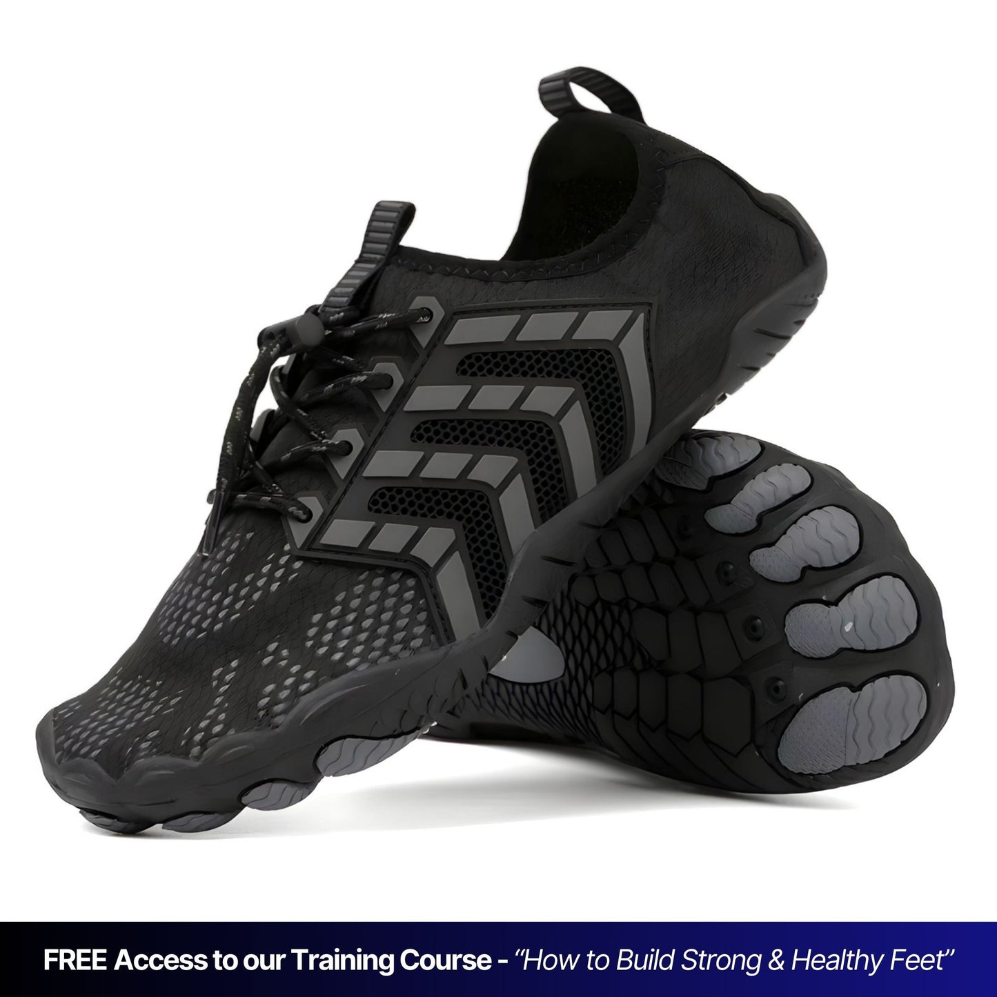 Python barefoot shoes wide toe box non-slip flexible fitness outdoor training natural feel